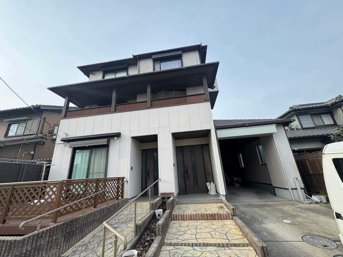 名古屋市にて外壁塗装・屋根塗装〈築25年戸建てのメンテナンス〉 施工後2