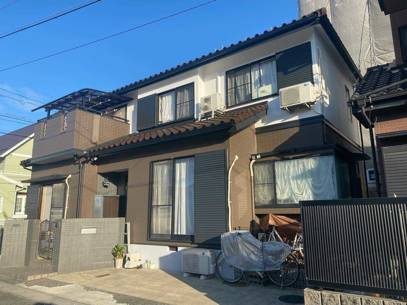 名古屋市にて雨漏り修理〈屋根裏の雨染み・瓦屋根の補修工事〉 施工後