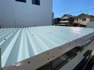 名古屋市にて雨漏り修理〈店舗屋根の雨漏り改修工事〉 施工後