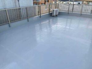 名古屋市天白区にて雨漏り修理〈戸建て屋上のウレタン塗膜防水〉 施工後