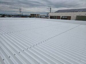 名古屋市にてガレージ屋根のメンテナンス〈雨漏り予防の錆止め塗装〉 施工後
