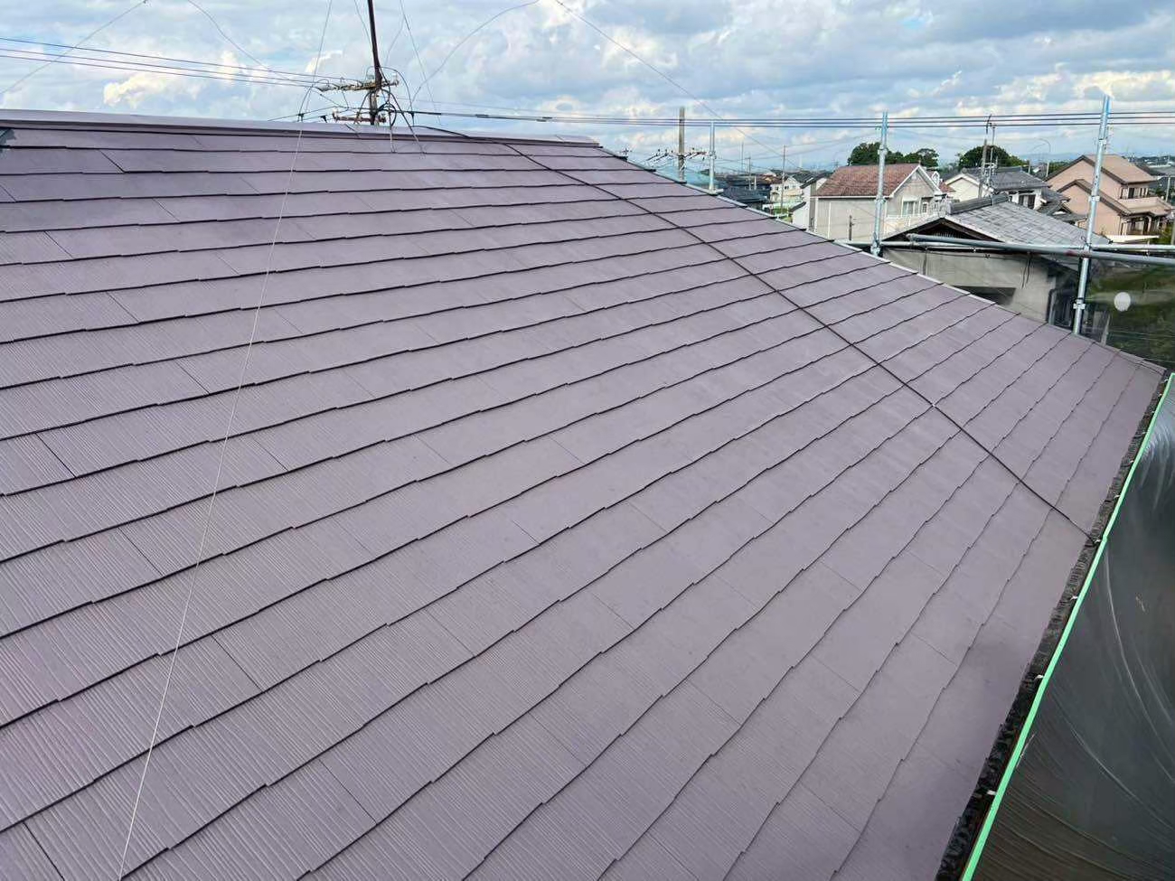 名古屋市にて雨漏り予防の屋根塗装工事〈築20年雨漏りの心配から〉 施工後2