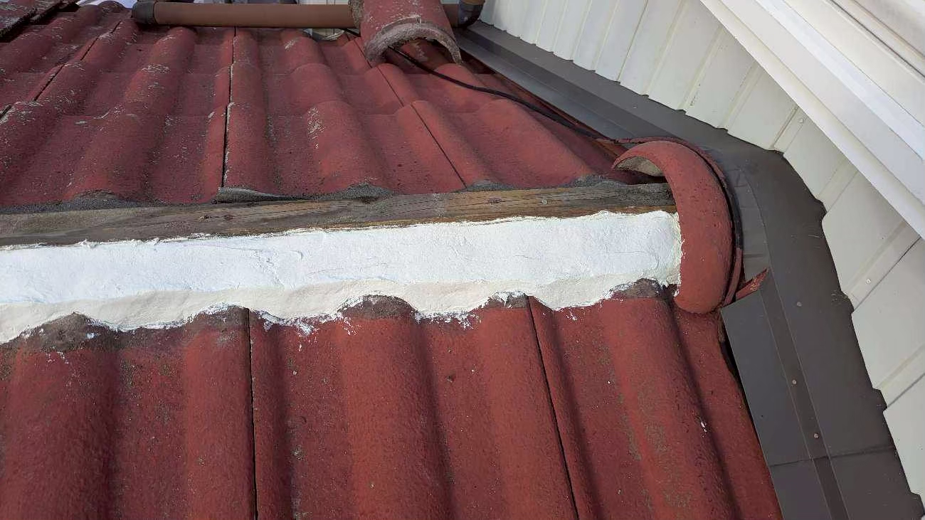 名古屋市にて雨漏り修理〈モニエル瓦屋根の雨漏り〉 施工後2