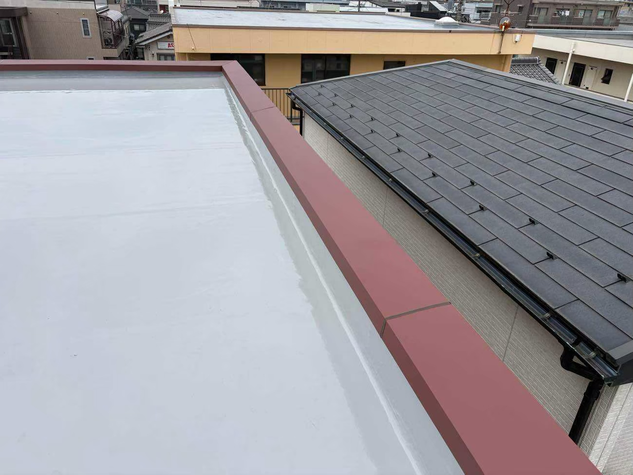 名古屋市中村区にて屋上雨漏り修理〈ウレタン防水通気緩衝工法〉 施工後2